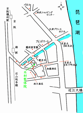木村整体院　地図